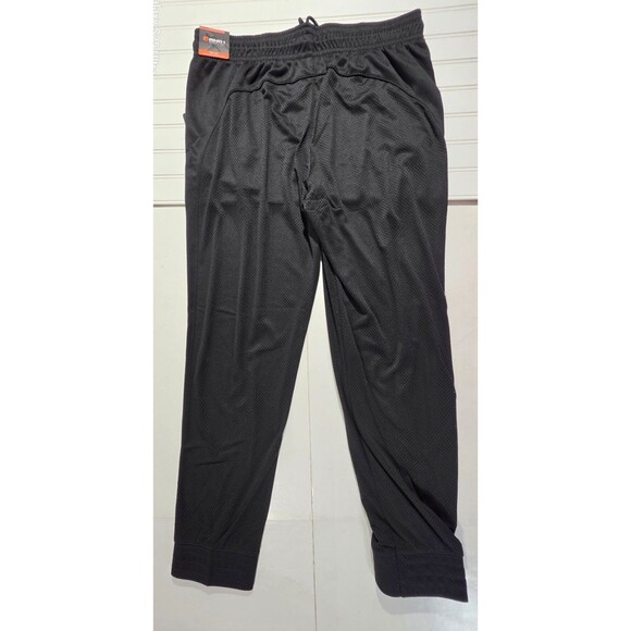 Andi Mesh Basketball Slim Fit Pants Pockets & Drawstring Jogger Men Size L Black - Picture 9 of 13